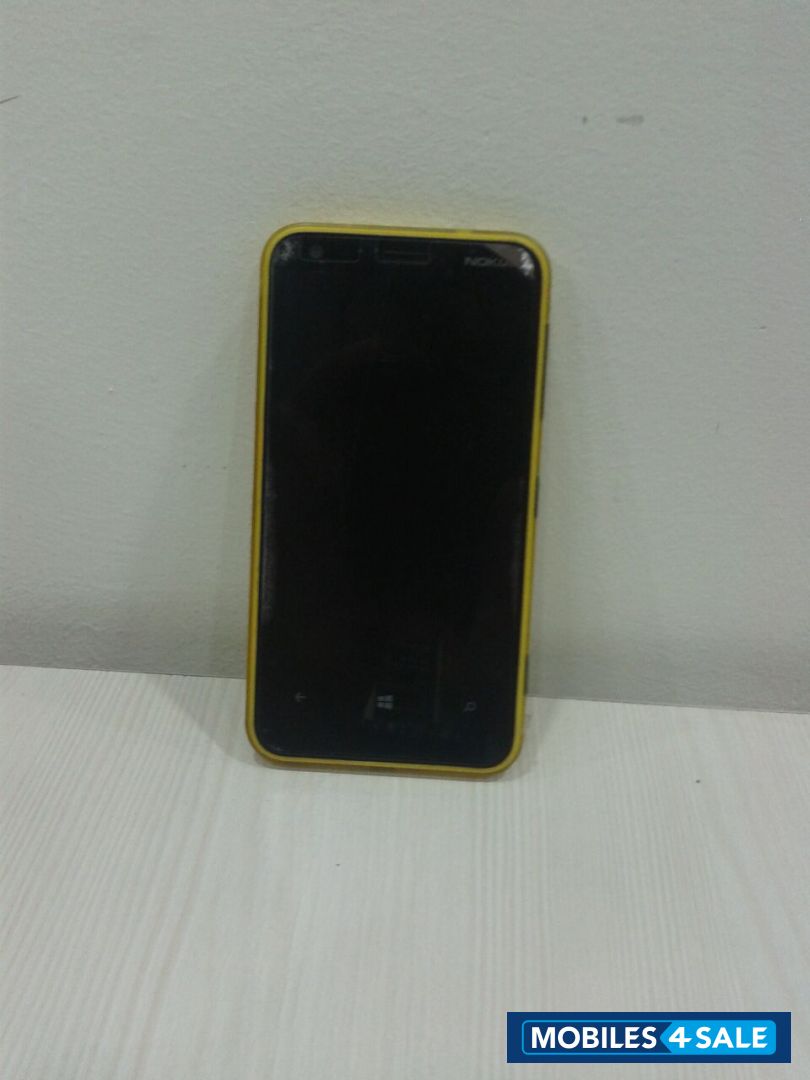 Yellow Nokia Lumia 620