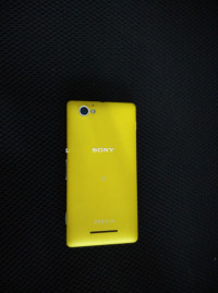 Yellow Sony Xperia M