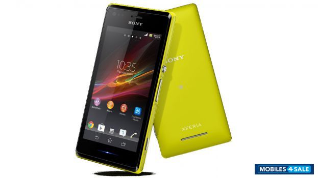 Yellow Sony Xperia M