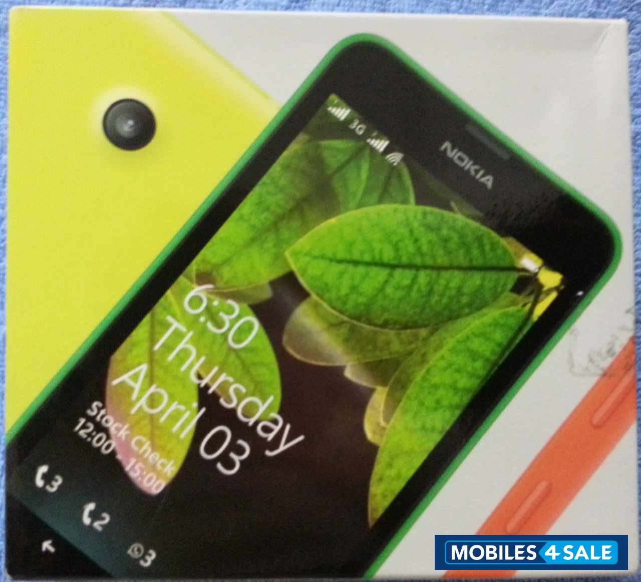 Green Nokia Lumia Lumia 630 Dual Sim with Screen Guard & Flip case Green Nokia Lumia Lumia 630 Dual Sim with Screen Guard & Flip case