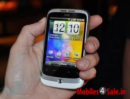 Silver And White HTC Wildfire