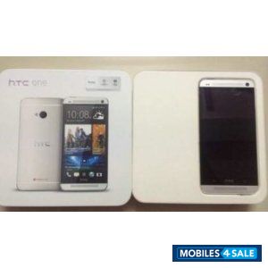 White + Silver HTC M7