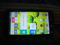 Black Motorola Defy Plus