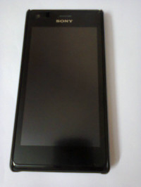 Black Sony Xperia M