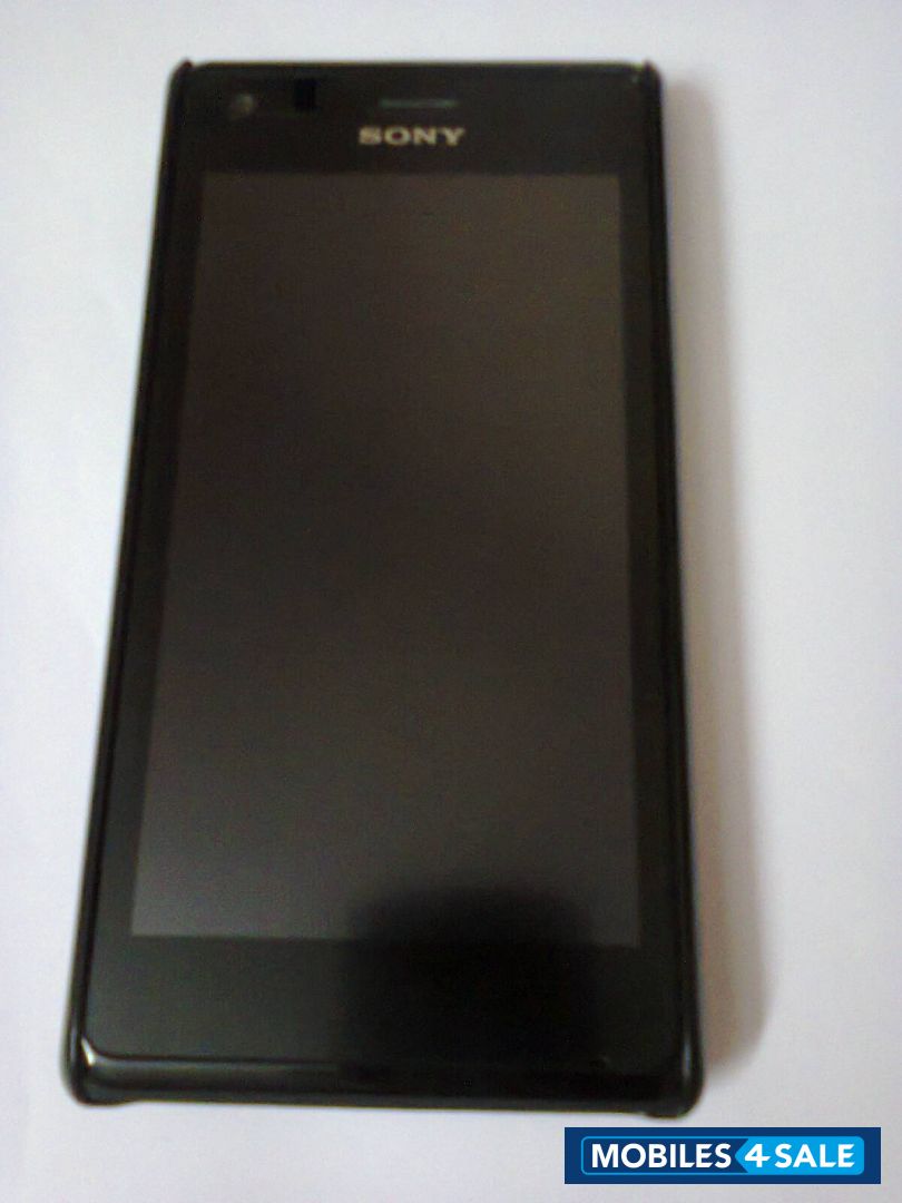 Black Sony Xperia M