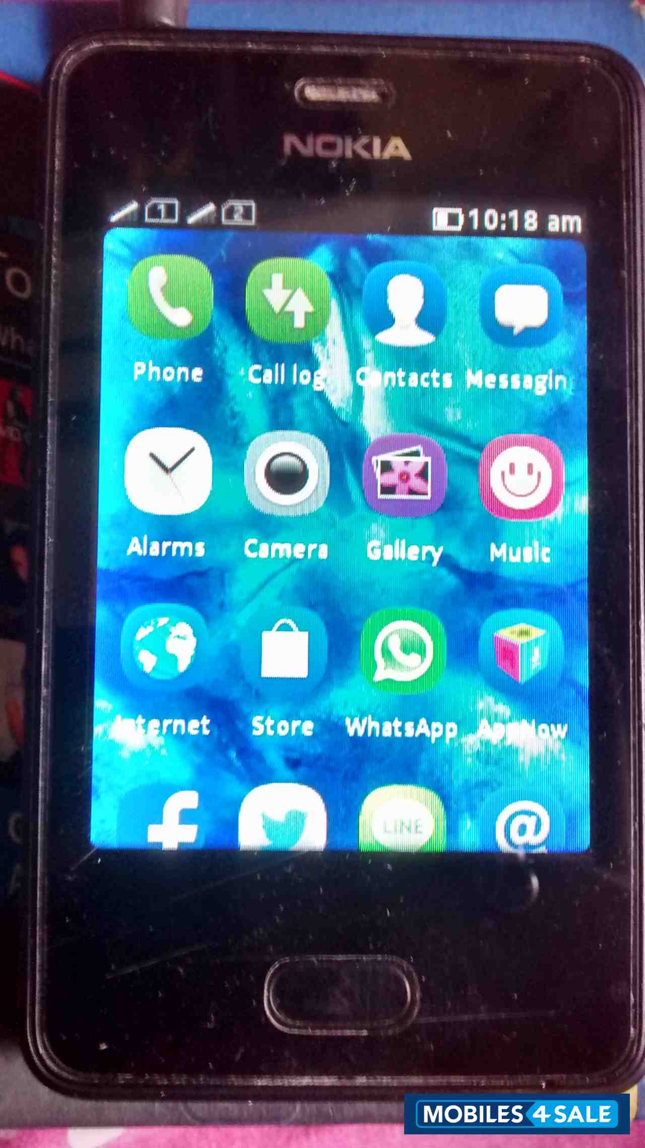 Black Nokia Asha 501