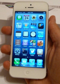 White Apple iPhone 5