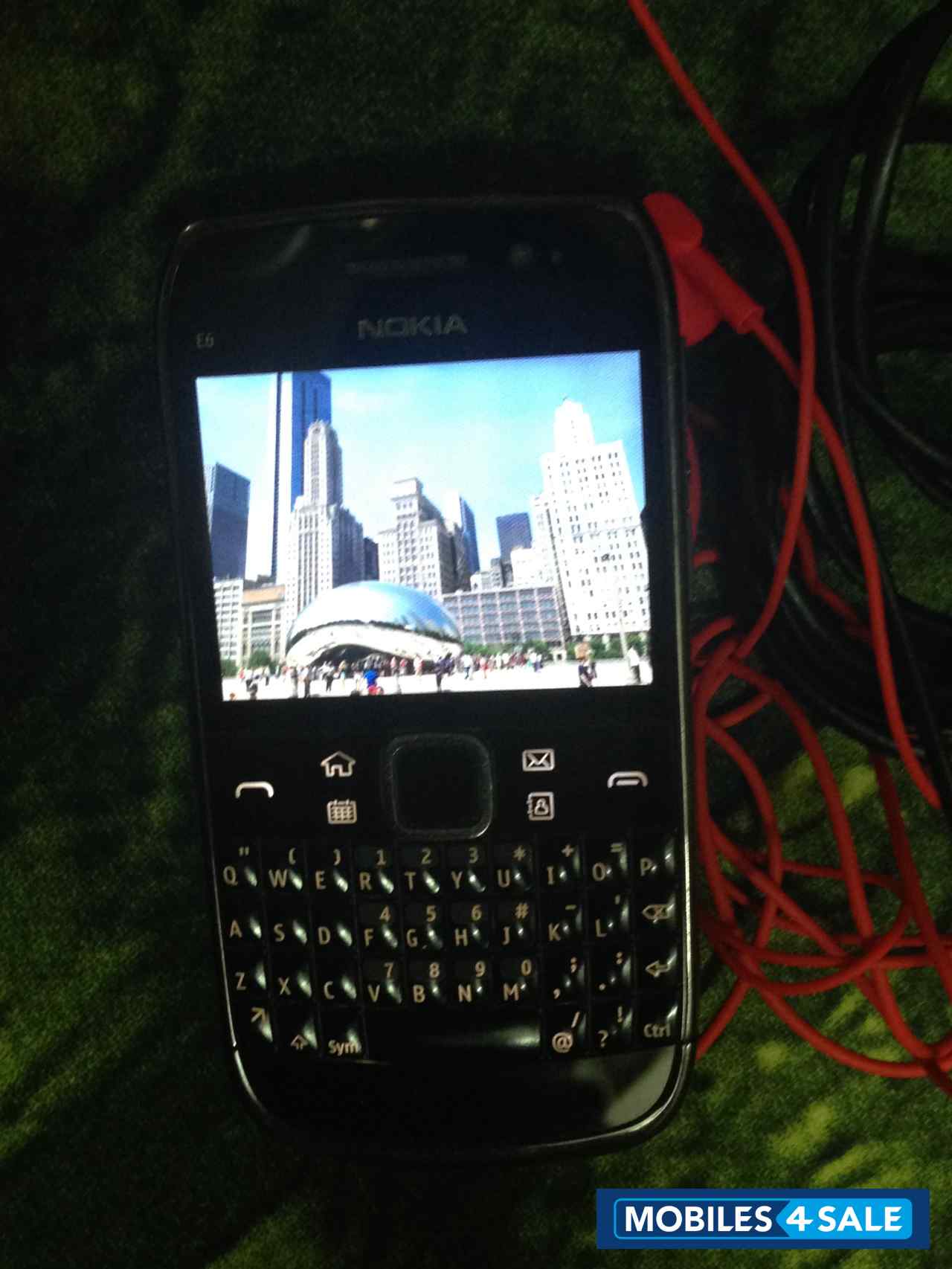 Black Nokia E6 Touch n Type