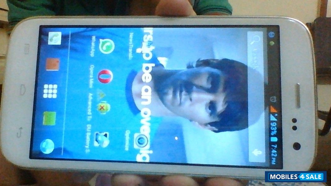 White Aluminium Micromax Canvas Magnus A117