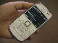 While Nokia E6 Touch n Type
