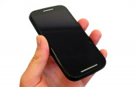 Black Motorola MOTO E