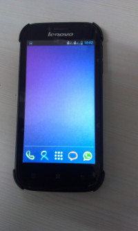 Black Lenovo A706