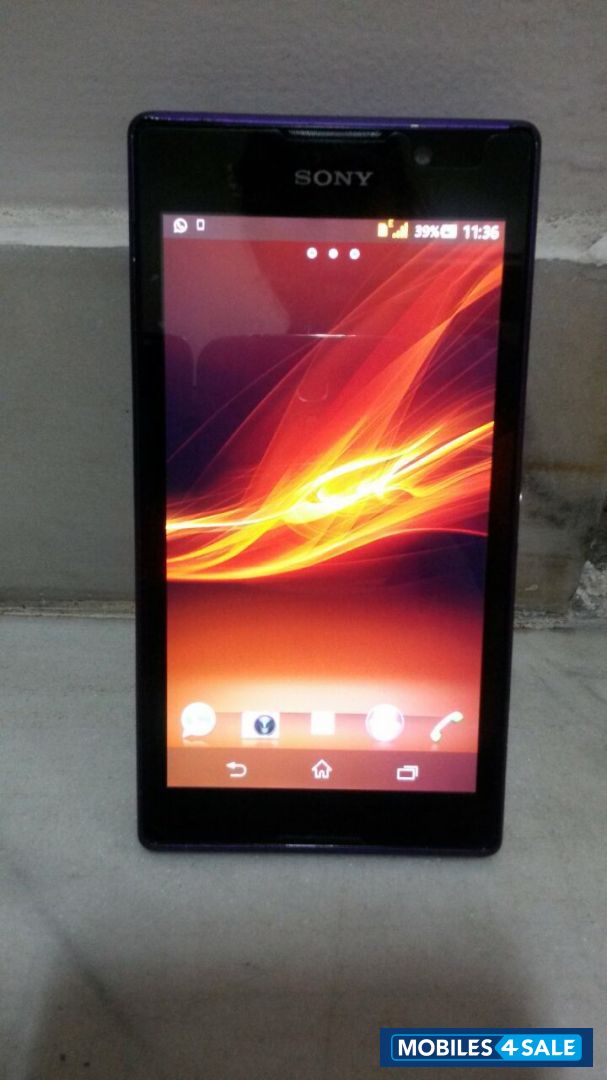 Purple Sony Xperia C