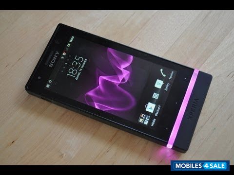 Black Sony Xperia U