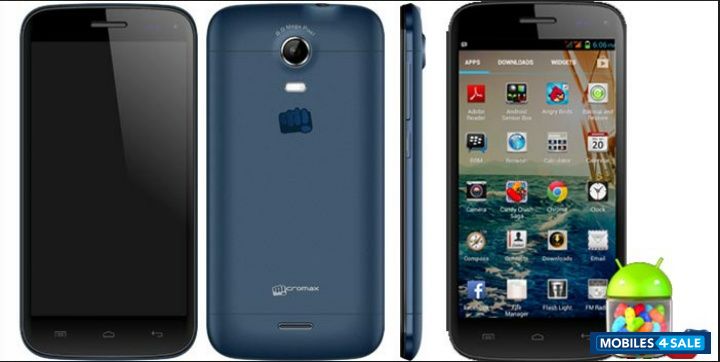 Blue Micromax Canvas Turbo Mini A200