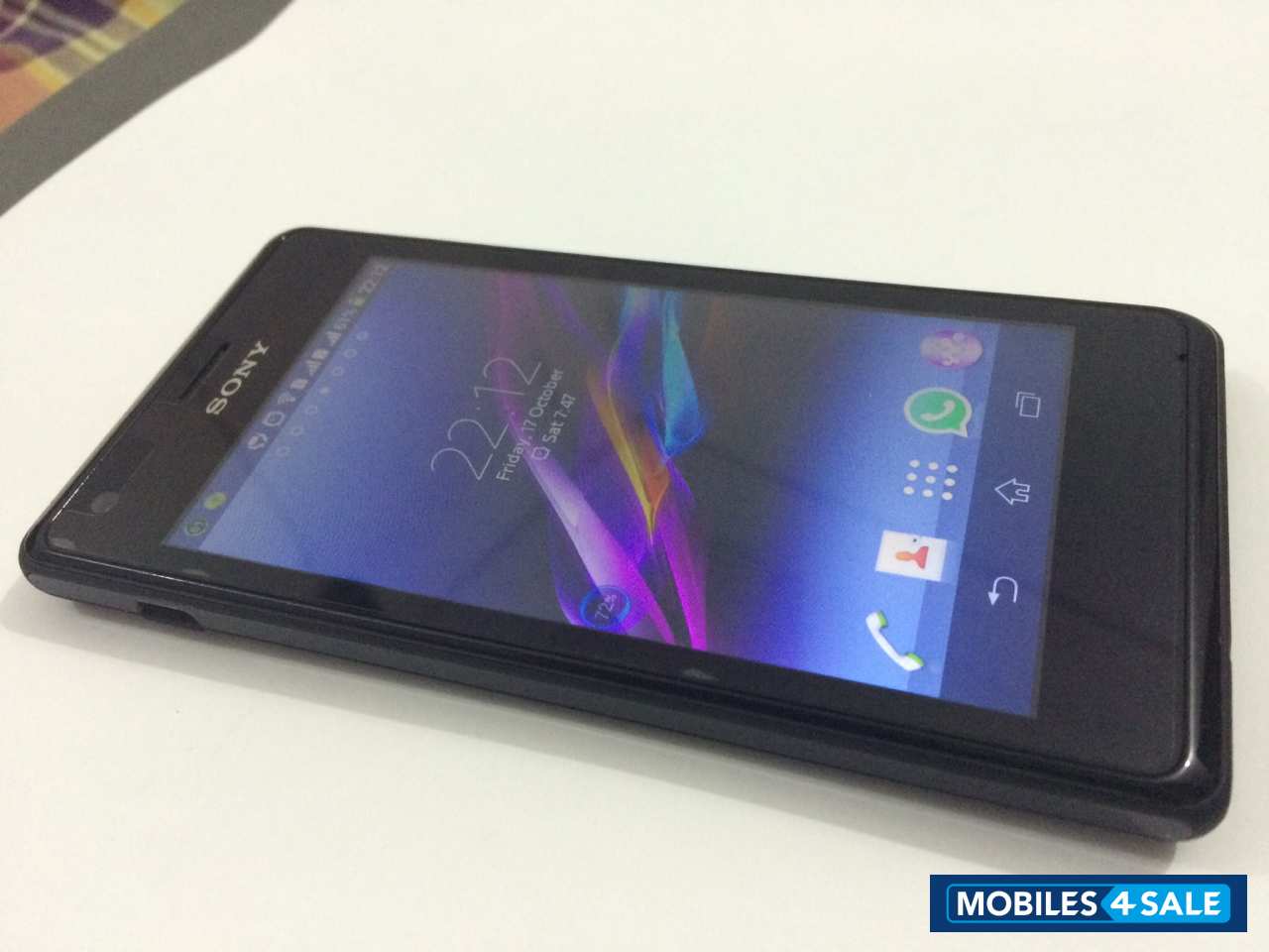 Black Sony Xperia M Dual