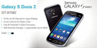 Black Samsung Galaxy S Duos 2 S7582