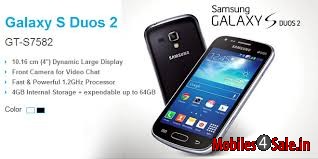 Black Samsung Galaxy S Duos 2 S7582