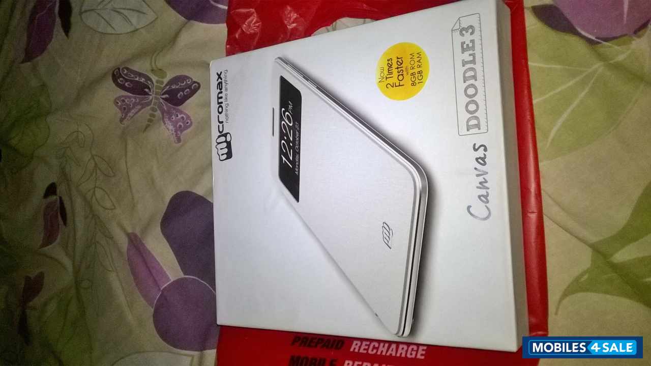 White Micromax Canvas Doodle 3 A102