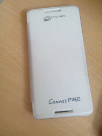White Silver Micromax Canvas Fire A104