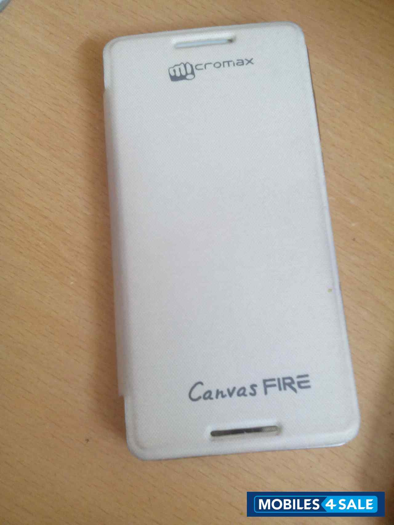 White Silver Micromax Canvas Fire A104