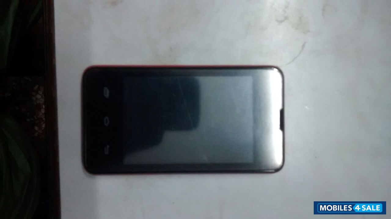 Black-red Micromax A58 Bolt