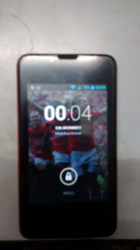 Black-red Micromax A58 Bolt