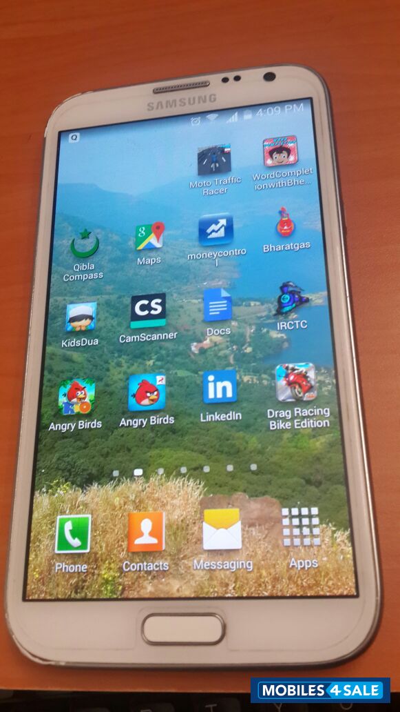 White Samsung Galaxy Note 2