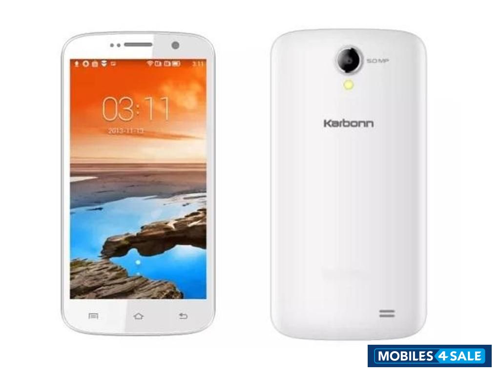 White Karbonn A25 Plus