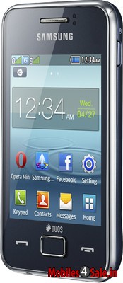 Black Metallic Samsung Star 3 Duos