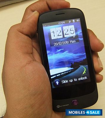 Black Micromax X550 Qube