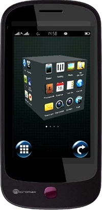 Black Micromax X550 Qube