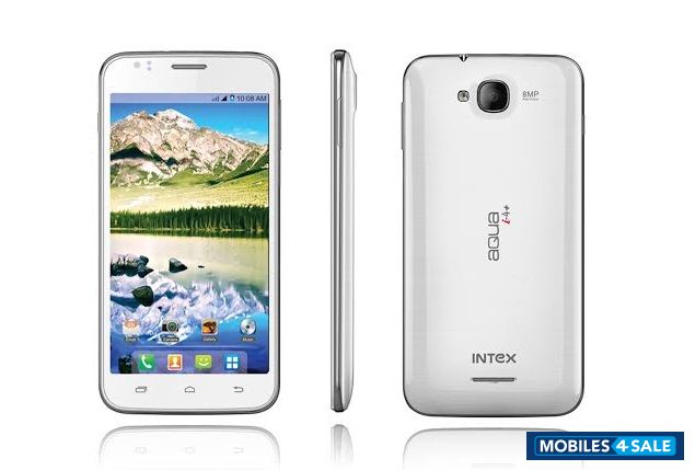 White Intex Aqua i4 Plus