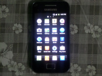 Black Samsung Galaxy Ace
