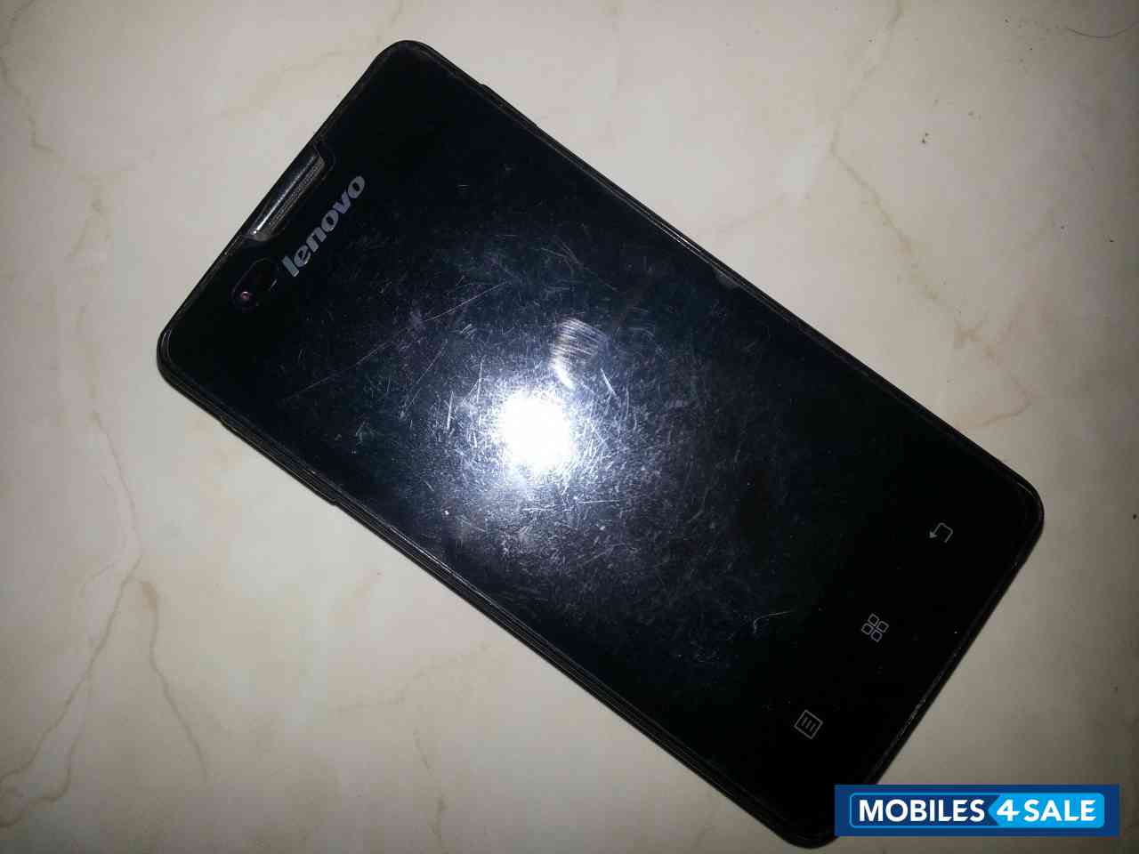 Black Lenovo A600e