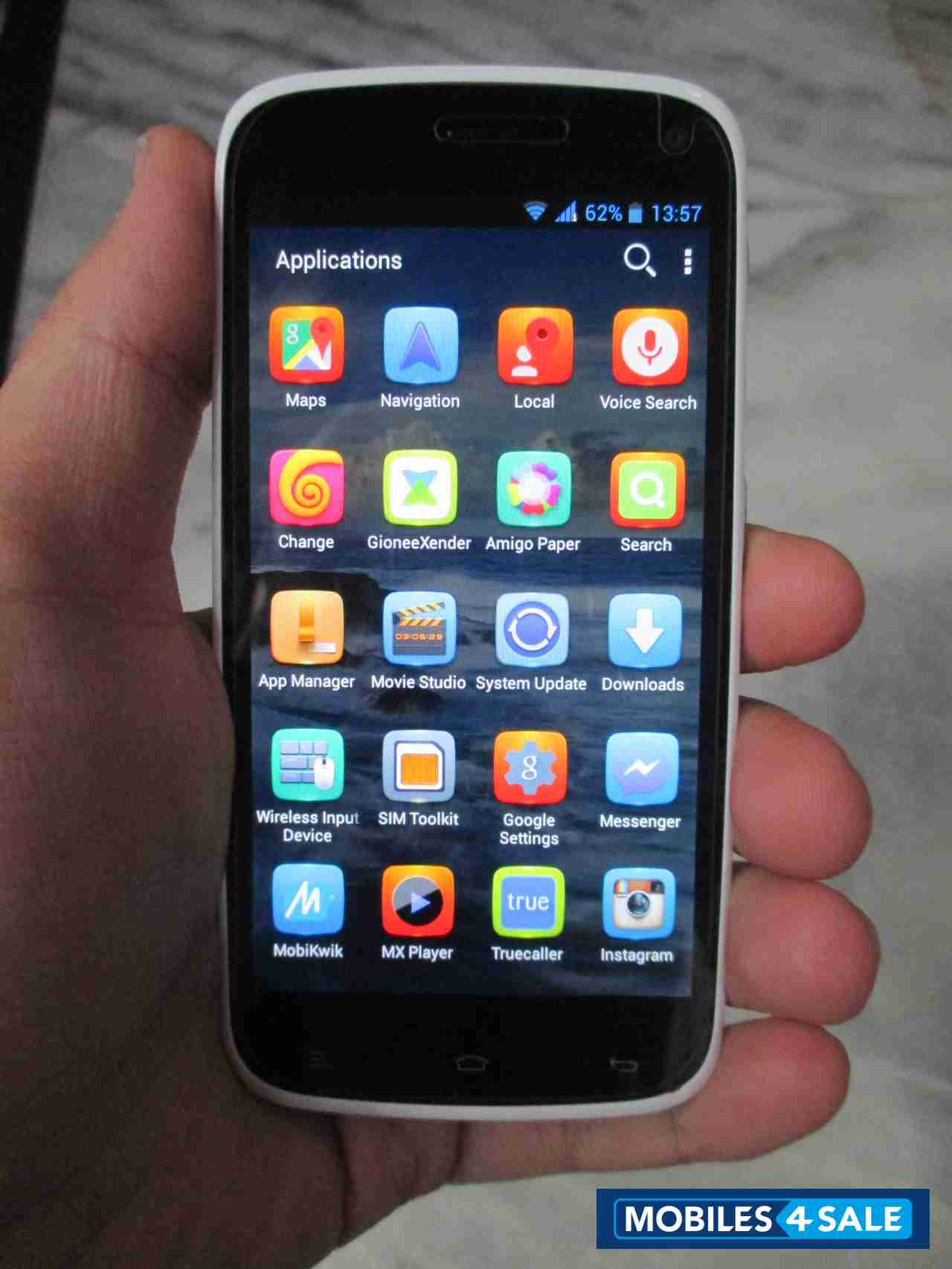 White Gionee Elife E3