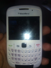 White BlackBerry Curve 8530