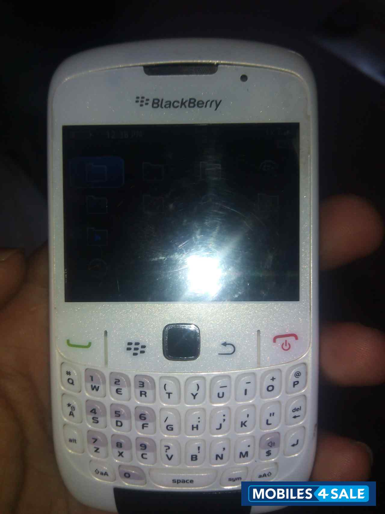 White BlackBerry Curve 8530