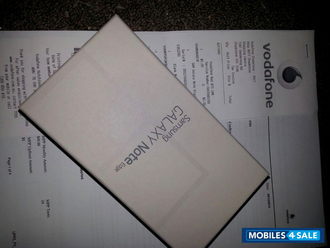 Black Samsung Galaxy Note Edge