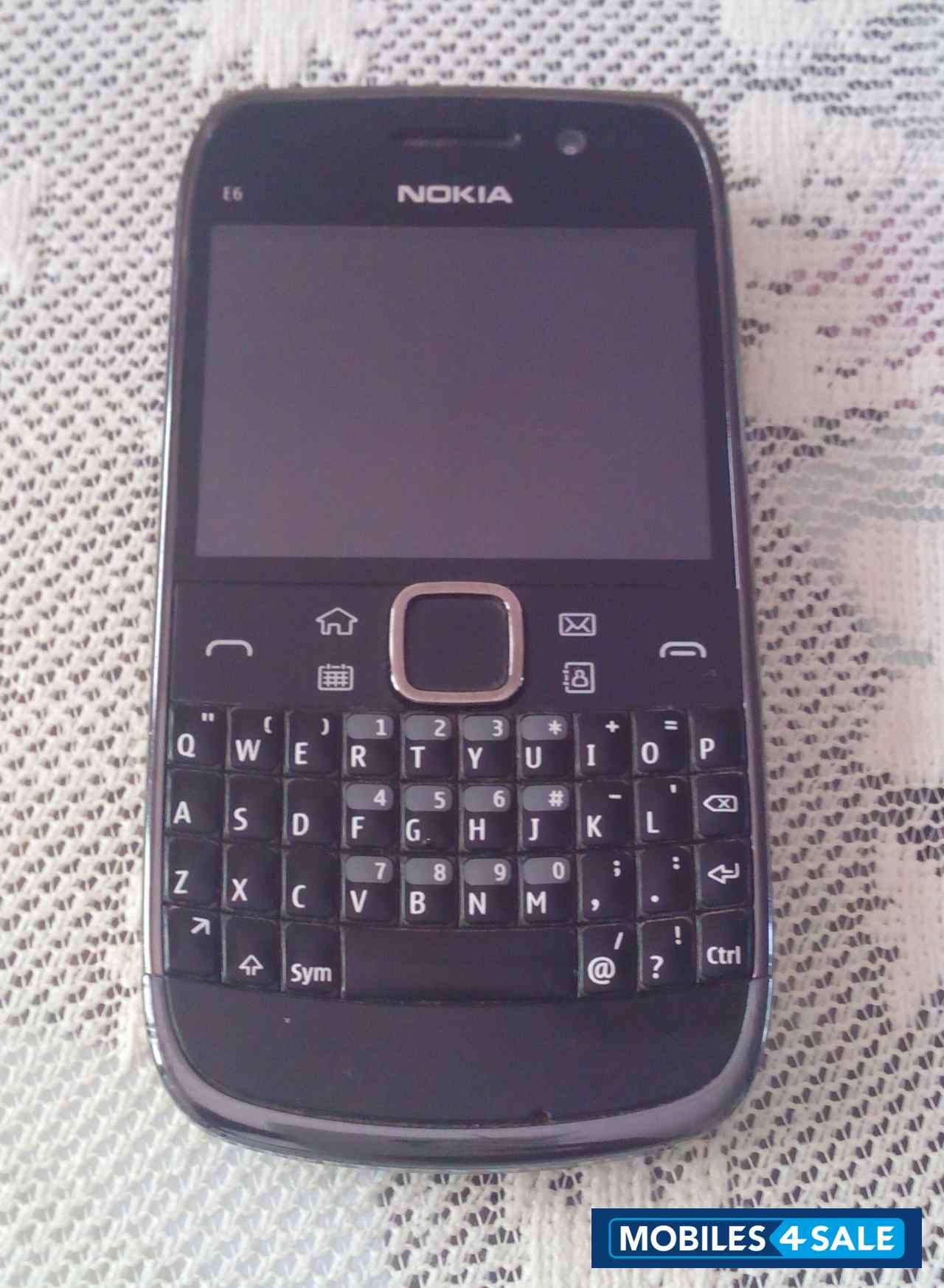 Black Nokia E6 Touch n Type