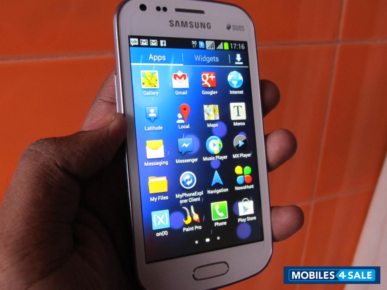 Pearl White Samsung Galaxy S Duos