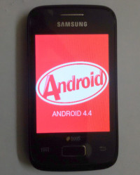 Black Samsung Galaxy Y Duos S6102