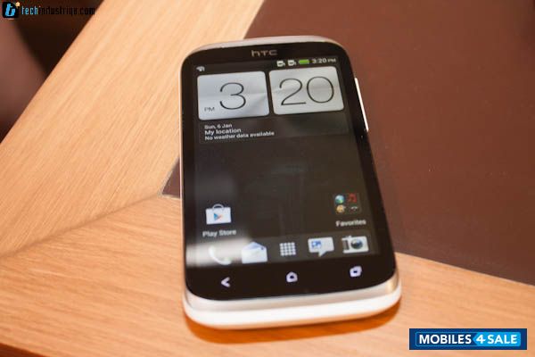 White HTC Desire V