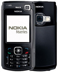 Black Nokia N70 Music Edition