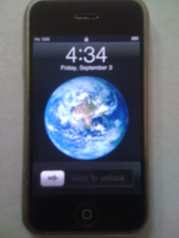 Black Silver Apple iPhone