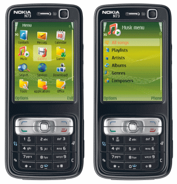 Black Nokia N73 Music Edition