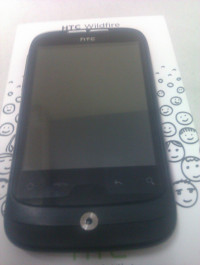 Black HTC Wildfire