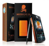 Black Orange Motorola MOTOROKR E6