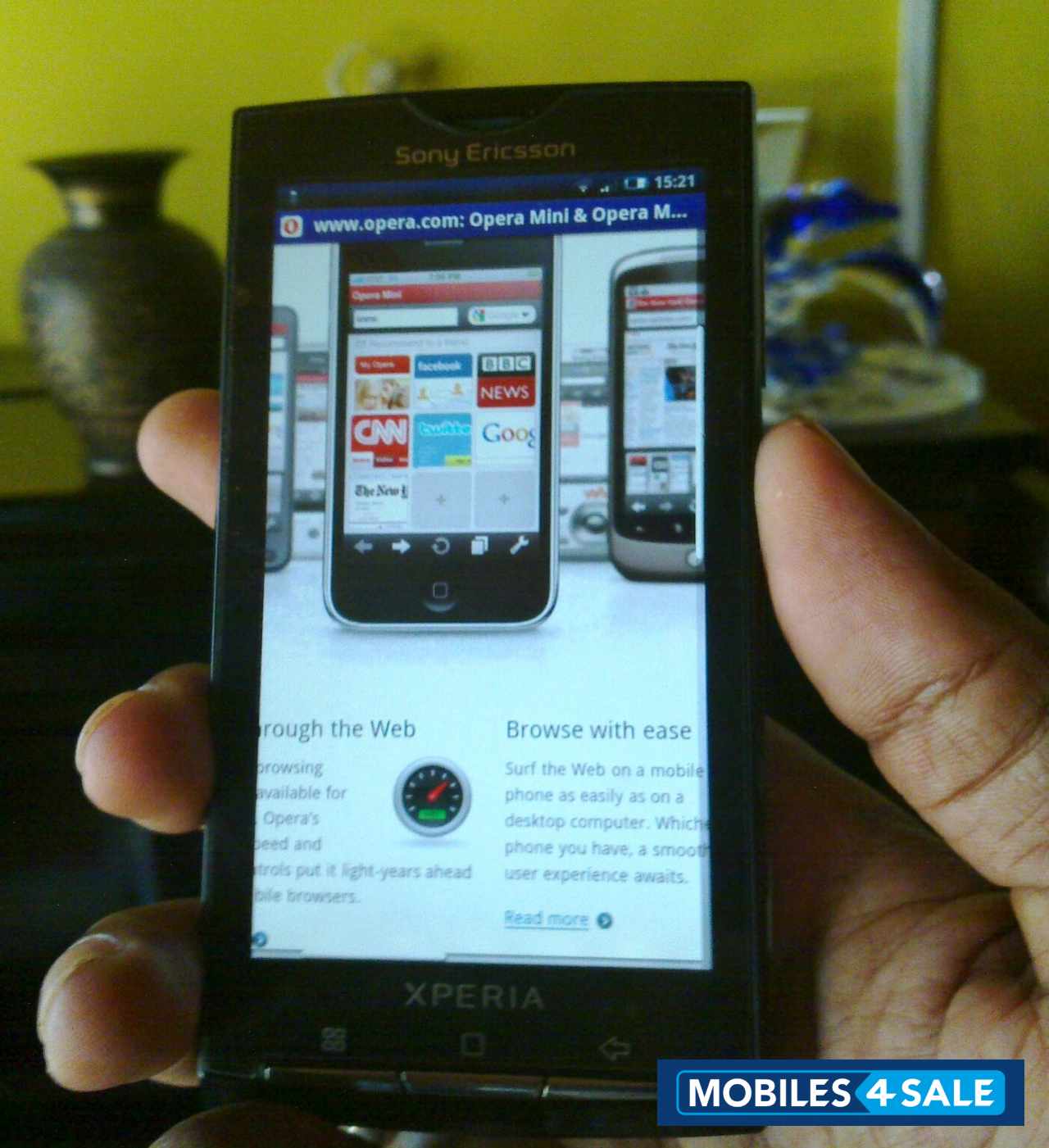 Black Sony Ericsson Xperia X10