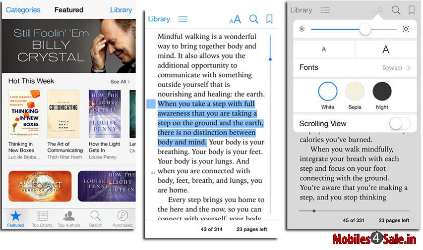 iBooks App for iPhone